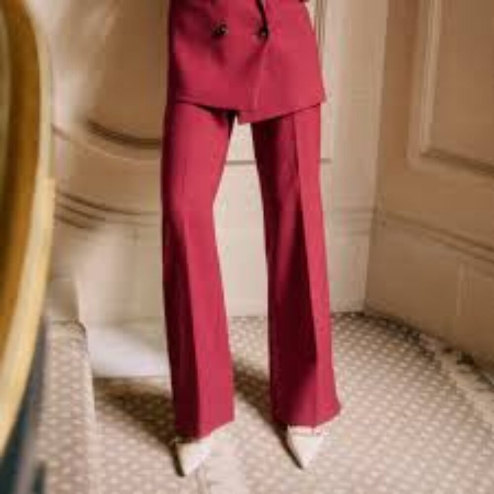 Marino burgundy pants by Sézane